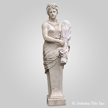 Harvest™ - travertine traditional sculpture