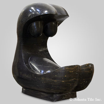 Lullaby™ - marble black modern sculpture