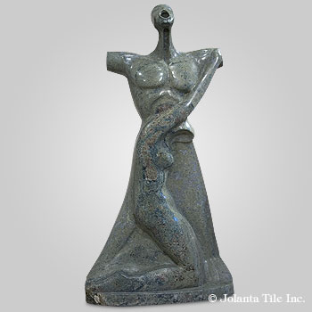 Sometimes Devotion™ - marble green modern sculpture