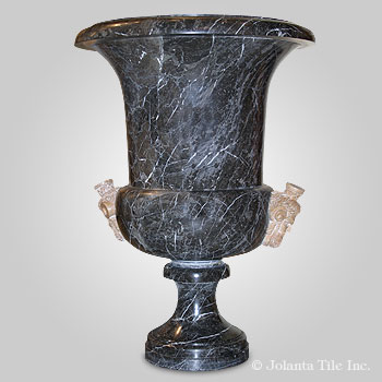 Two Head Pot™ - marble black pot