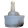 Bishop™ - granite gray corner fountain