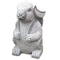 Rabitat™ - granite pot with rabbit decor