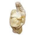 She Is™ - marble yellow modern sculpture