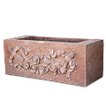 Spring Time™ - sandstone red flower pot