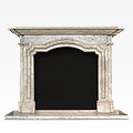 Toscana™ - travertine modern fireplace