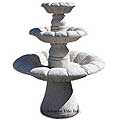 Tulip™ - granite gray 3 layer fountain