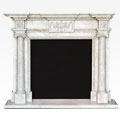 Venice™ - travertine traditional fireplace