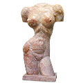 Woman Woman™ - marble yellow pink modern bust