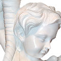 Cathetel Cherub™ - marble white cherub