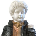 Clayton™ - marble multicolor child sculpture