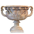 Gladiator Pot™ - marble yellow pot decor