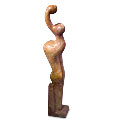 How Do You See It™ - marble yellow modern sculpture