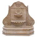 Pinafore™ - sandstone brown wall fountain