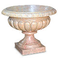 Softly™ - marble yellow pot decor