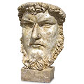 Sophocles - travertine historical figure bust