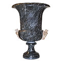 Two Head Pot™ - marble black pot