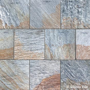 Romance Lake™ - a light to dark gray with carmel color quartzite